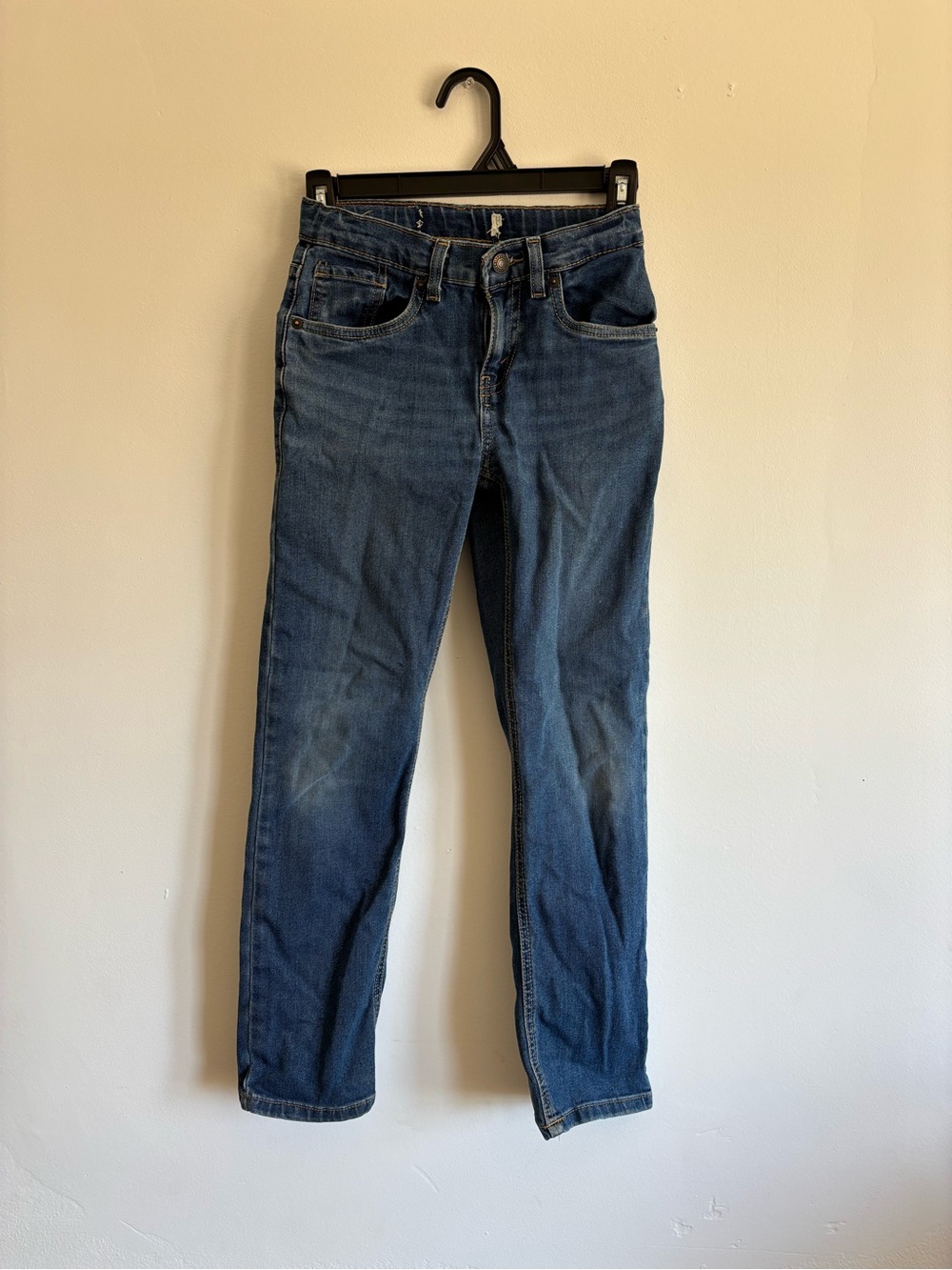 Levi's Kids Dark Blue Straight-Leg Jeans
